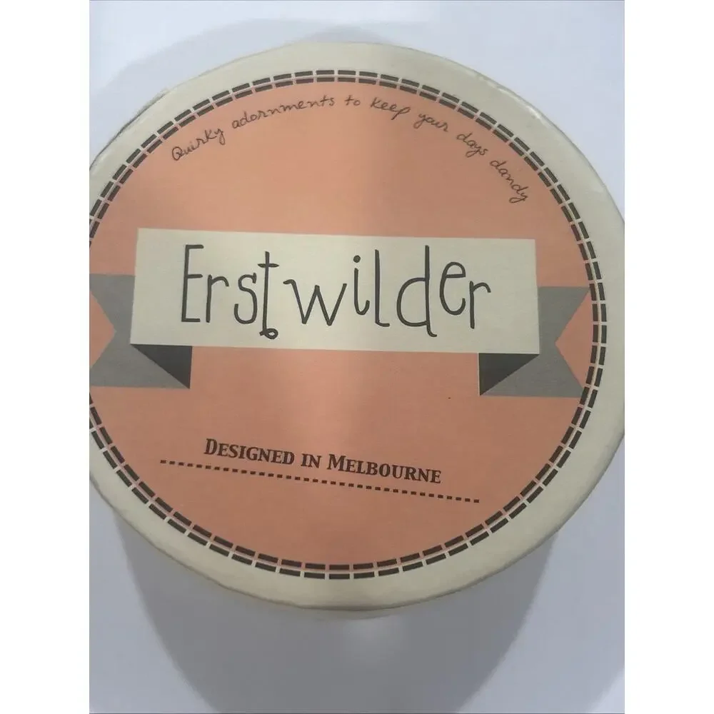 Erstwilder Drop Dead Gorgeous Brooch NIB First Edition Sally Land 2017 Pinup